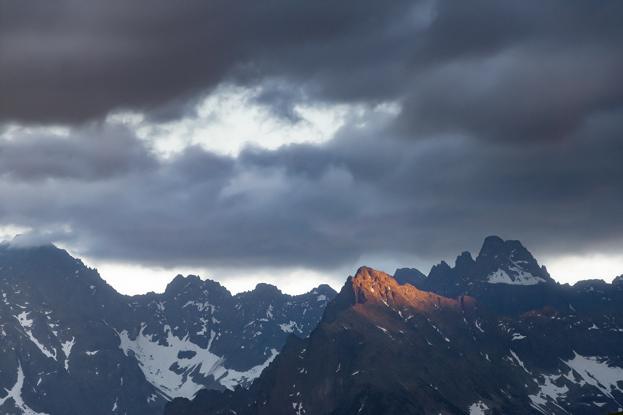 Illuminated Peak