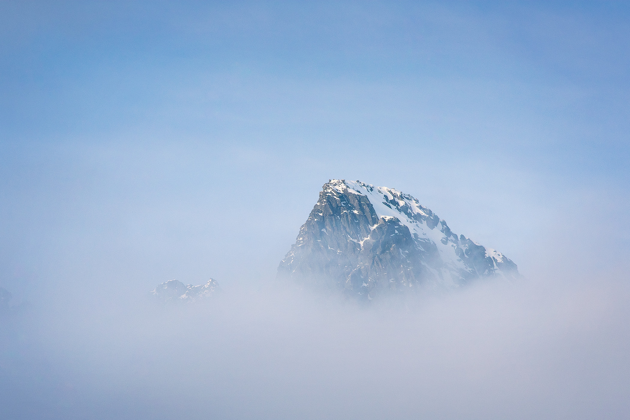 Peak Above Clouds