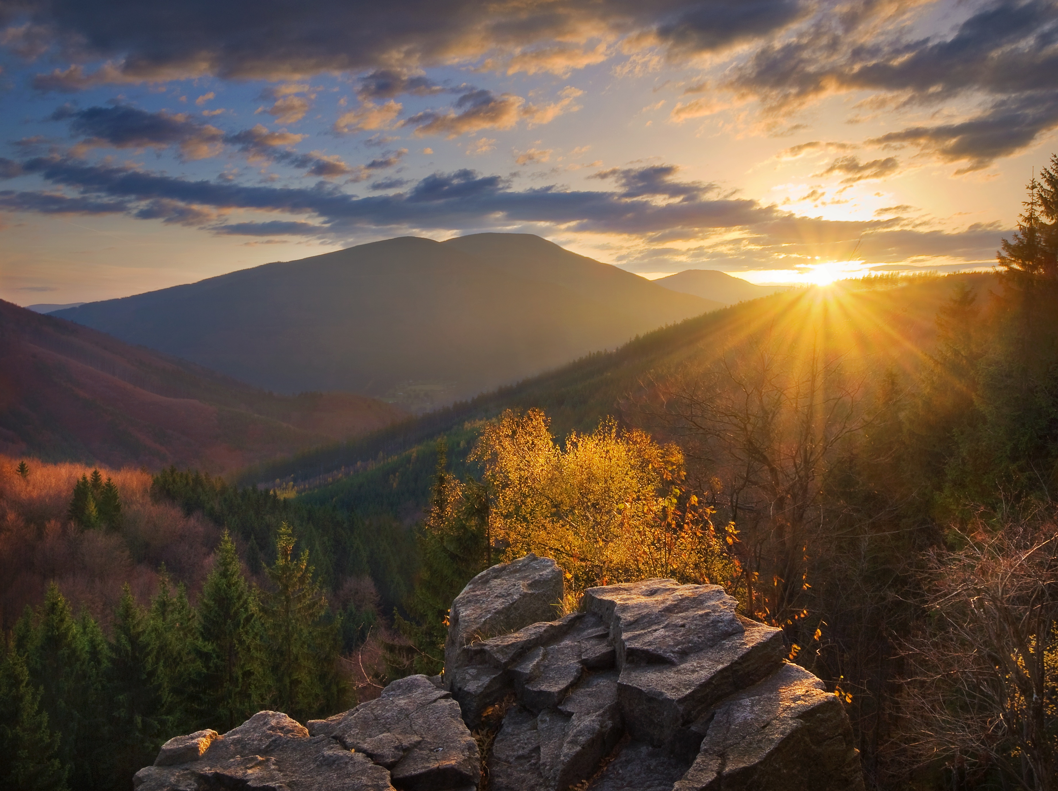 Autumn Beskydy Mountains