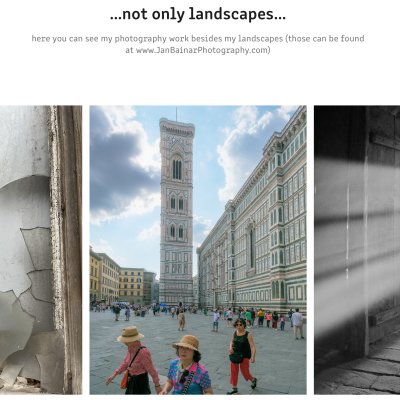 ...not only landscapes...