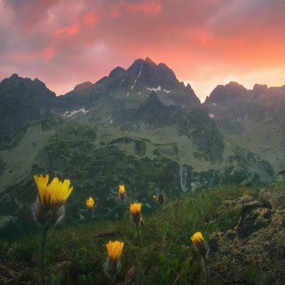 Sunrise in High Tatras