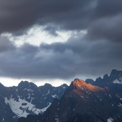 Illuminated Peak