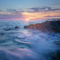 Sunset at Adriatic Sea