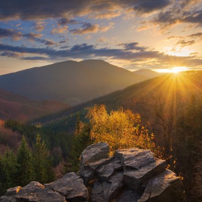 Autumn Beskydy Mountains