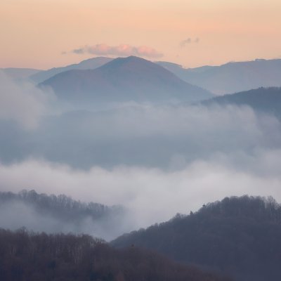 Mist in Beskydy Foothills