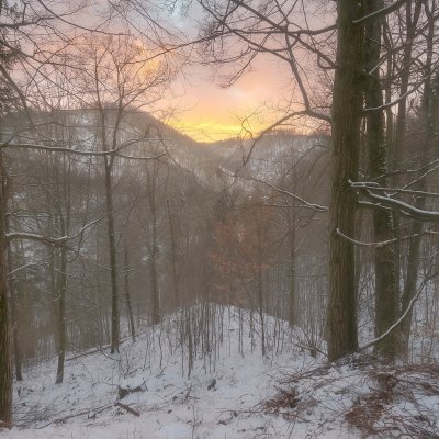 Oderské vrchy v zimě