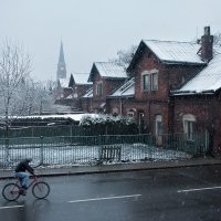 Cyklista ve Vítkovicích