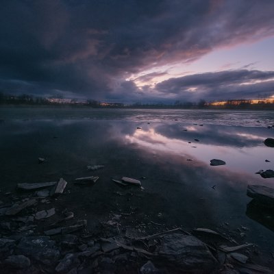 Evening at Pond