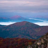 Strážovské vrchy na podzim