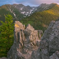 Květnový večer v Tatrách