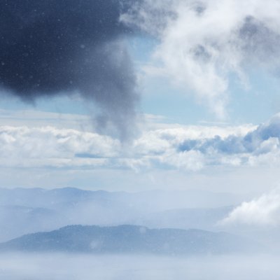 Winter Storm above Slovak Paradise